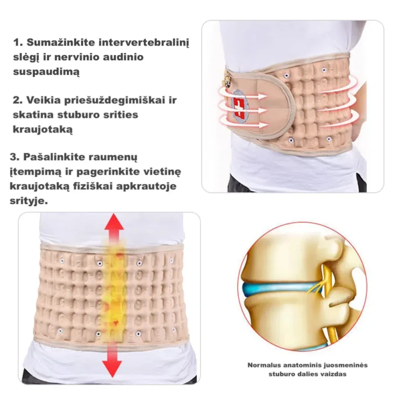 Dekompresinis nugaros diržas ,,MyPlus” internetu